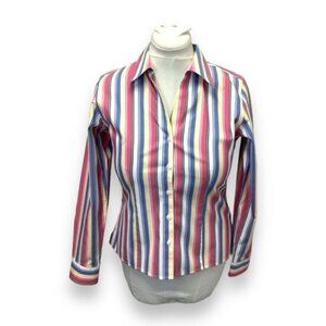 Westbound Petites Women’s Gold Label Non-Iron Button Front Shirt, size 6P